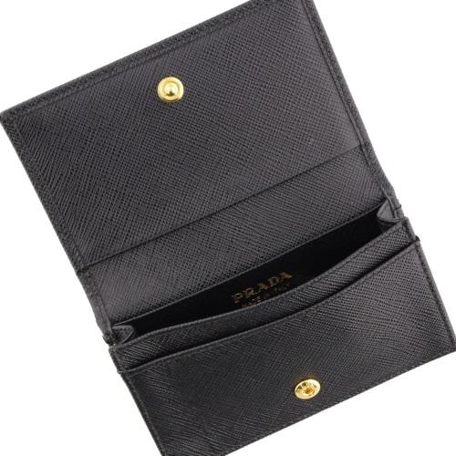 プラダ カードケース 名刺入れ レディース ブラック PRADA 1MC122 QHH