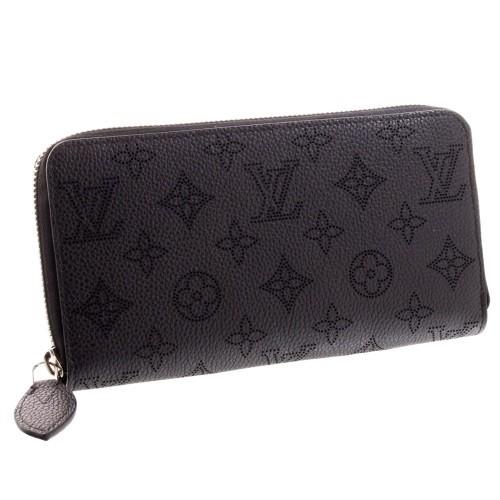 ルイヴィトン LOUIS VUITTON 長財布 マヒナ ジッピー・ウォレット ノワール M61867｜sekido｜02