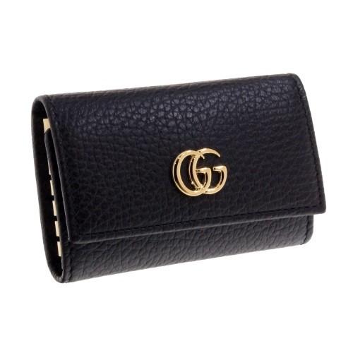 GUCCI グッチ キーケース 456118 CA00G 1000 BLACK ブラック