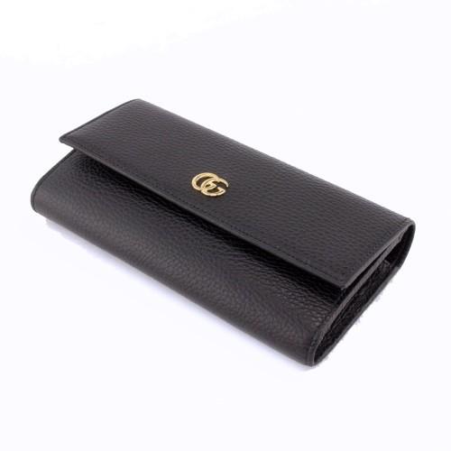 GUCCI（グッチ） 長財布 456116 CAO0G 1000 ブラック : GINZA LoveLove
