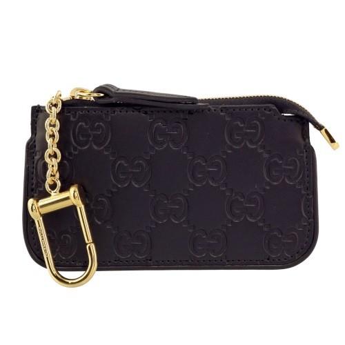 【良品✨】 GUCCI グッチ GGシマ シグネチャー レザー コインケース GUCCI グッチ 小銭入れ シグネチャー レザー キーリング付き