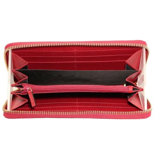 グッチ 長財布 レディース ダブルG ジップアラウンドウォレット レッド GUCCI 456117 CAO0Gの画像
