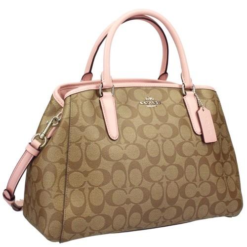 在庫処分大特価 Coach Outlet コーチ アウトレット トートバッグ レディース カーキ ピンク F510 Svn3x 期間限定 半額以下 Kpiss Fm