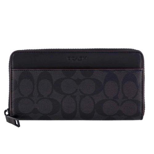 COACH（コーチ） アウトレット 長財布 メンズ ブラック COACH OUTLET 