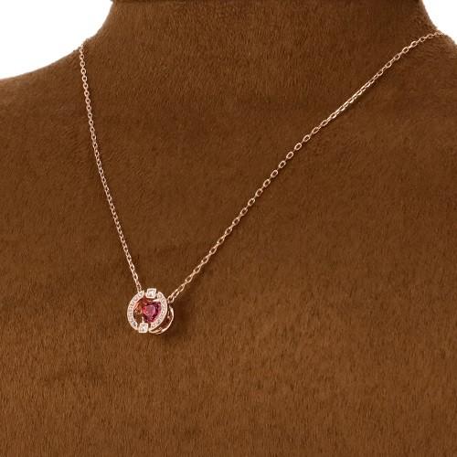 SWAROVSKI（スワロフスキー） ネックレス ラインストーン ローズ