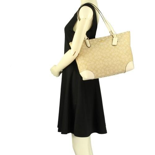 COACH（コーチ） アウトレット トートバッグ レディース ライトカーキ 