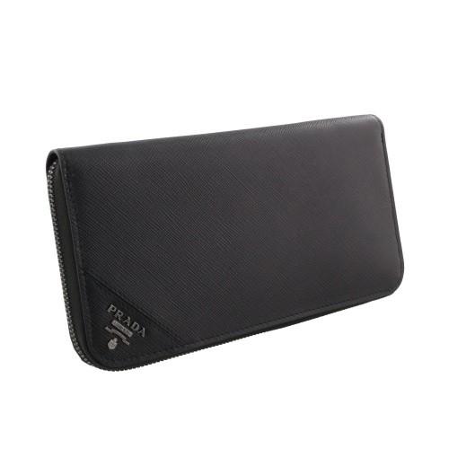 PRADA（プラダ） 長財布 メンズ ブラック 2ML317 QME F0002 NERO
