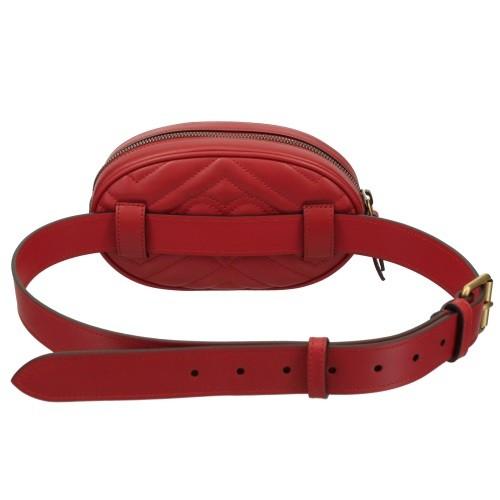 GUCCI（グッチ） ボディバッグ レディース GGマーモント ハイビスカス