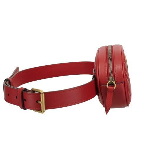 GUCCI（グッチ） ボディバッグ レディース GGマーモント ハイビスカス