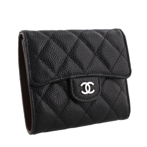 CHANEL（シャネル） 三つ折り財布 マトラッセ ブラック AAP0231 Y01588