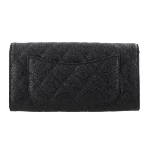 シャネル CHANEL 長財布 レディース マトラッセ ブラック AP0241 Y01864 C3906｜sekido｜04