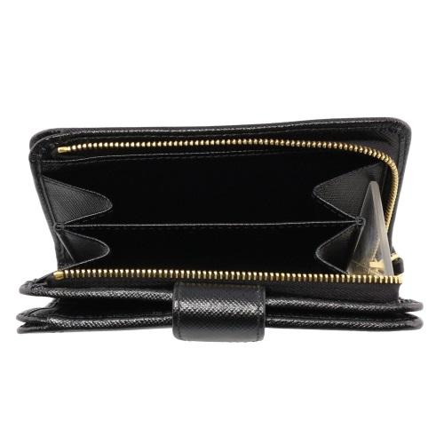 PRADA（プラダ） 二つ折り財布 レディース SAFFIANO METAL ORO