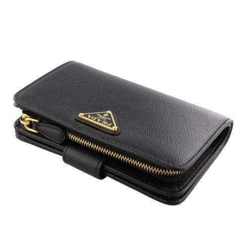 新品・未使用　プラダPRADA SAFFIANO L ORO二つ折財布 PRADA（プラダ） 二つ折り財布 レディース SAFFIANO METAL ORO
