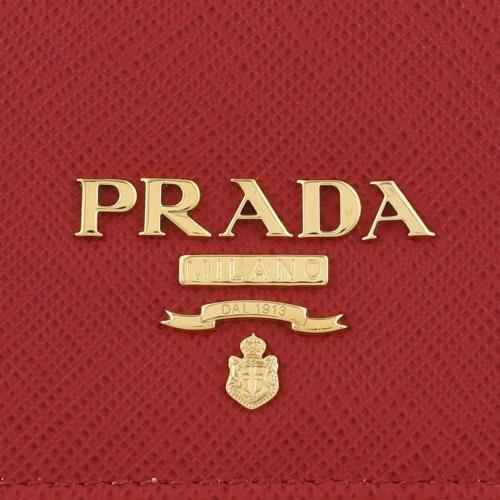 PRADA プラダ カードケース レディース レッド 1MC122 QWA F068Z FUOCO