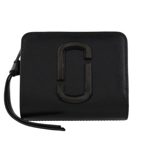 美品MARC JACOBS 二つ折り財布 モノグラム ブラック MARC JACOBS（マーク・ジェイコブス） 二つ折り財布 レディース