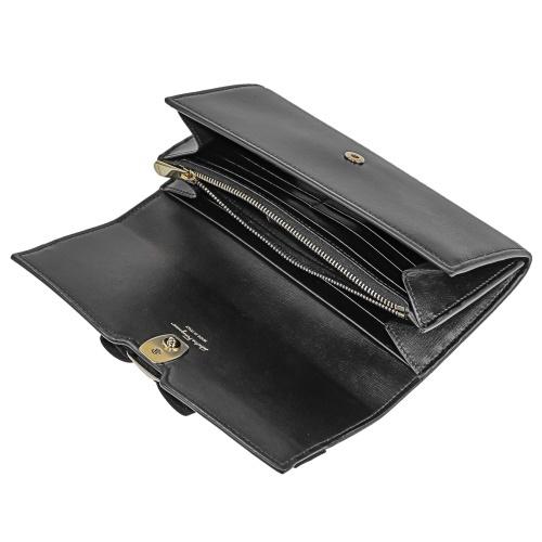 FERRAGAMO（フェラガモ） 長財布 レディース NEW VARA ブラック 22E008