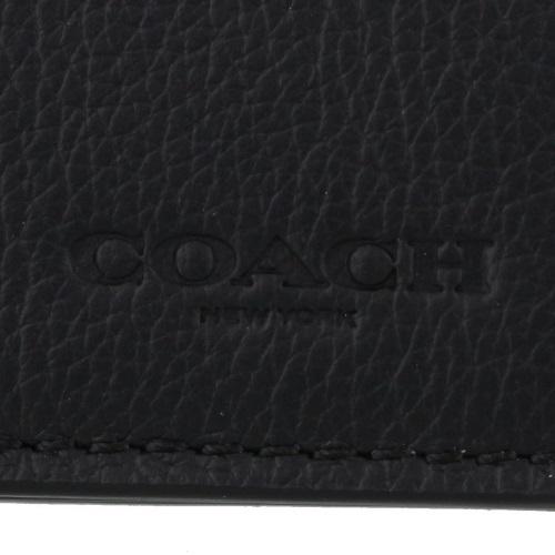 COACH（コーチ） アウトレット 三つ折り財布 メンズ ブラック F23845