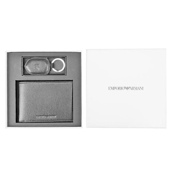 エンポリオアルマーニ EMPORIO ARMANI 二つ折り財布 メンズ ブラック Y4R222 YEW1E 81072 :