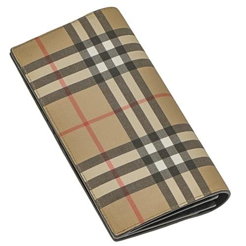 バーバリー BURBERRY 長財布 メンズ ヴィンテージチェック ベージュ 