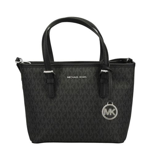 【美品】MICHAEL KORSﾊﾝﾄﾞﾊﾞｯｸ MICHAEL KORS（マイケルコース） ハンドバッグ レディース ブラック