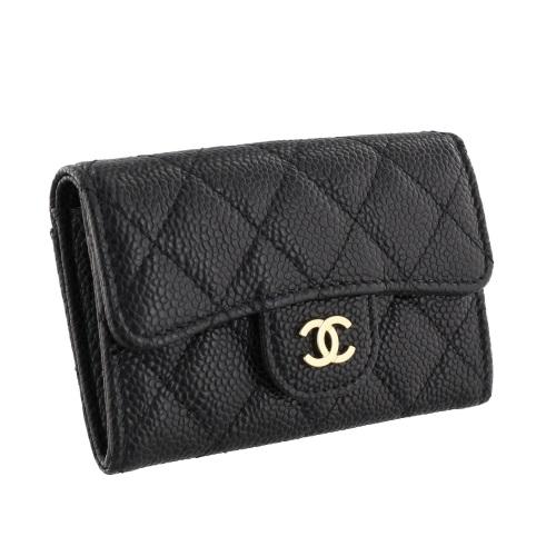 CHANEL シャネル カードケース レディース ブラック AP0214 CHANEL シャネル カードケース レディース ブラック AP0214