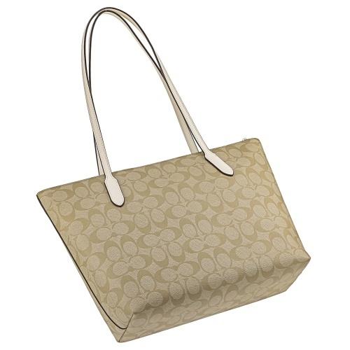 コーチ アウトレット COACH トートバッグ レディース ライトカーキ 