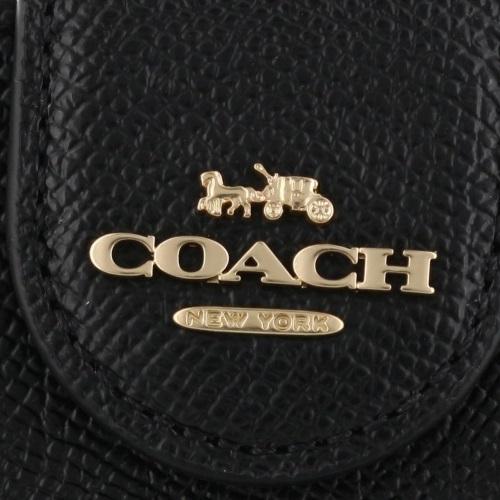 コーチ アウトレット COACH 二つ折り財布 レディース ブラック 6390
