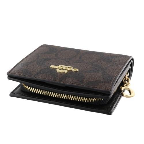 コーチ アウトレット COACH 二つ折り財布 レディース ブラウン