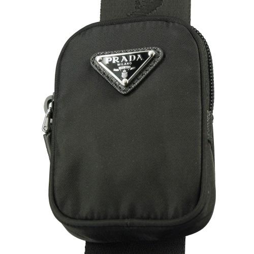 【ほぼ未使用】 プラダ PRADA ショルダーバッグ メンズ ブラック 2VH123 064 V OOO F0002 NERO 【1375707865】(49680円)