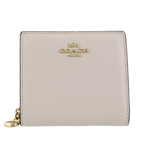 新品 コーチ COACH 2つ折り財布 SNAP WALLET ホワイト 白 コーチ アウトレット 二つ折り財布 レディース スナップ ウォレット