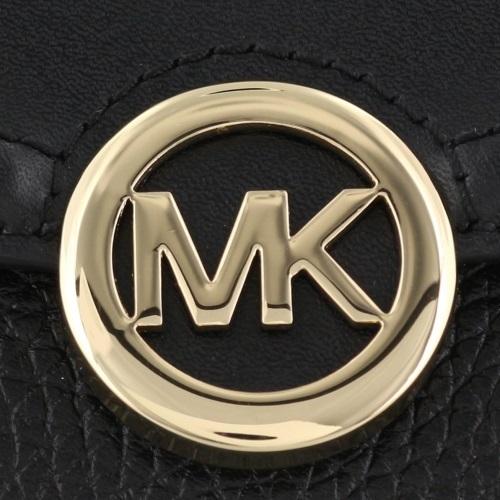 MICHAEL KORS マイケルコース 三つ折り財布 レディース ブラック MICHAEL KORS マイケルコース 三つ折り財布 レディース ブラック