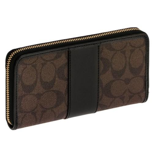 コーチCOACH 財布 F54630 IMAA8 ダークブラウン直営アウトレット Amazon | [コーチ] 財布 (長財布) F54630 ブラウン×ブラック IMAA8