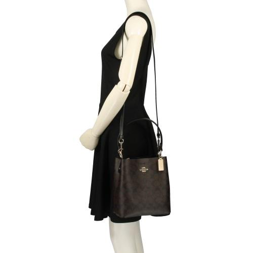 コーチ アウトレット COACH ショルダーバッグ シグネチャー ブラウン