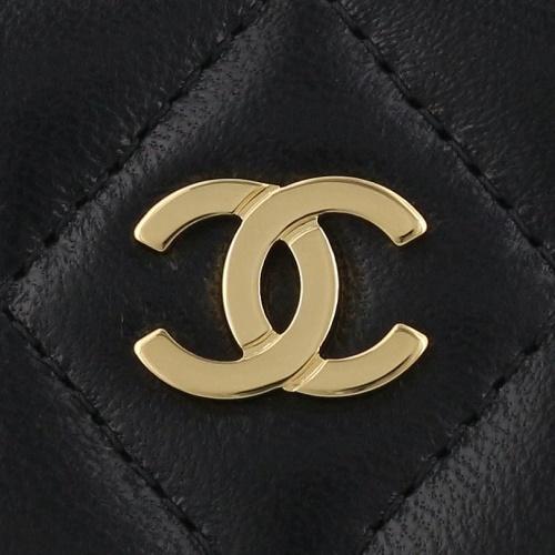 シャネル CHANEL コインケース レディース ブラック AP0216 Y01295 C3906の画像