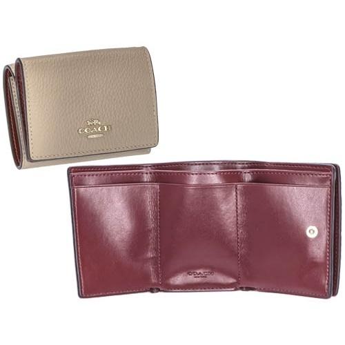 COACH コーチ アウトレット 三つ折り財布 レディース トープ COACH コーチ アウトレット 三つ折り財布 レディース トープ