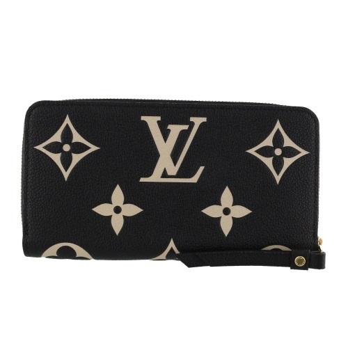 ルイヴィトン LOUIS VUITTON 長財布 アンプラント ジッピー・ウォレット ブラックベージュ M80481の画像