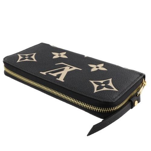 ルイヴィトン LOUIS VUITTON 長財布 アンプラント ジッピー・ウォレット ブラックベージュ M80481の画像