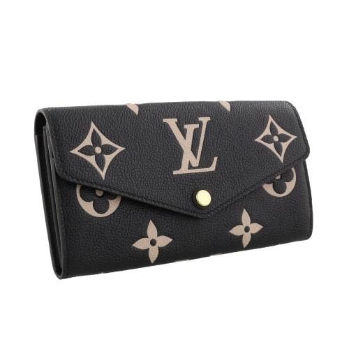 ルイヴィトン 長財布 モノグラム アンプラント ポルトフォイユ・サラ ブラック LOUIS VUITTON M80496｜sekido｜02