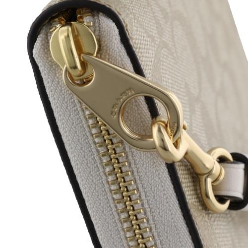 [アウトレット]COACH　コーチ　長財布　(ライトカーキ/チョーク) COACH（コーチ） アウトレット 長財布 レディース ライト カーキ