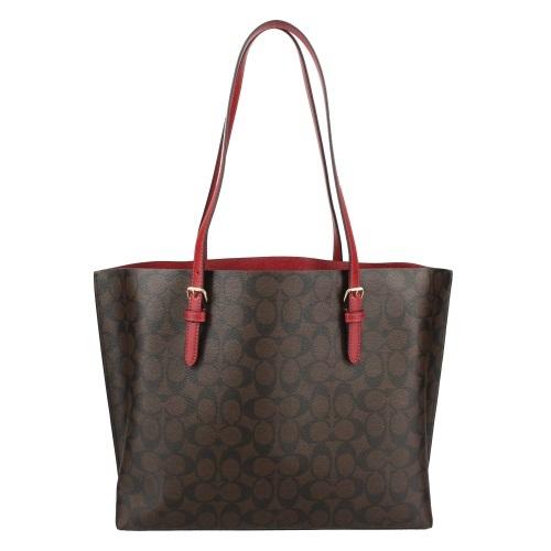 Coach トートバッグ ブラウン/レッド COACH（コーチ） アウトレット トートバッグ レディース ブラウン 1941