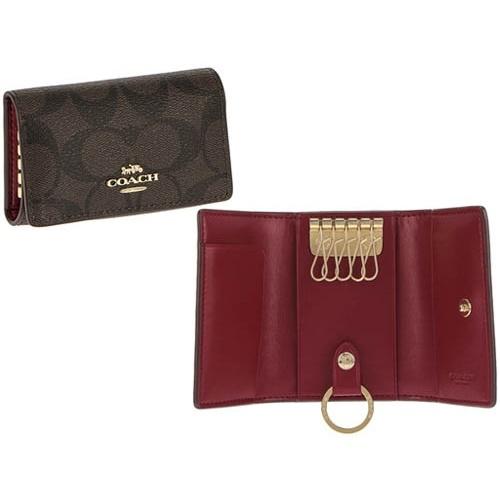 COACH（コーチ） アウトレット キーケース レディース ブラウン