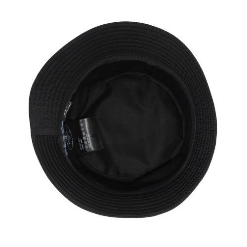 PRADA バケットハット ブラック M プラダPRADA レザーバケットハット 黒M (K-146405) | DCブランド