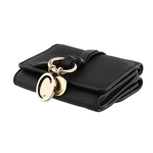 クロエ Chloe 三つ折り財布 レディース ブラック CHC21WP946 F57 001 BLACKの画像
