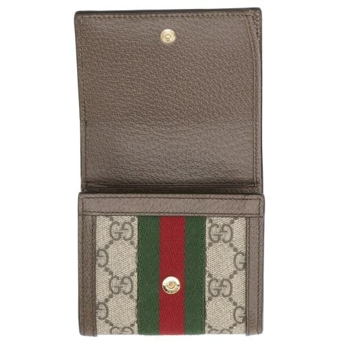 グッチ GUCCI 二つ折り財布 レディース オフィディア ベージュ 598662 96IWG 8745｜sekido｜02