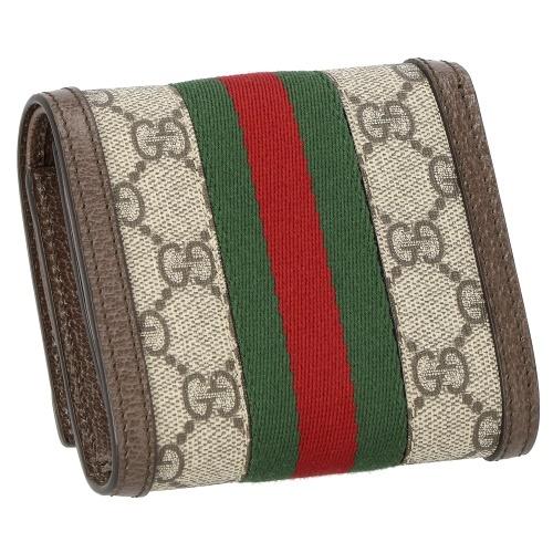 グッチ GUCCI 二つ折り財布 レディース オフィディア ベージュ 598662 96IWG 8745｜sekido｜04