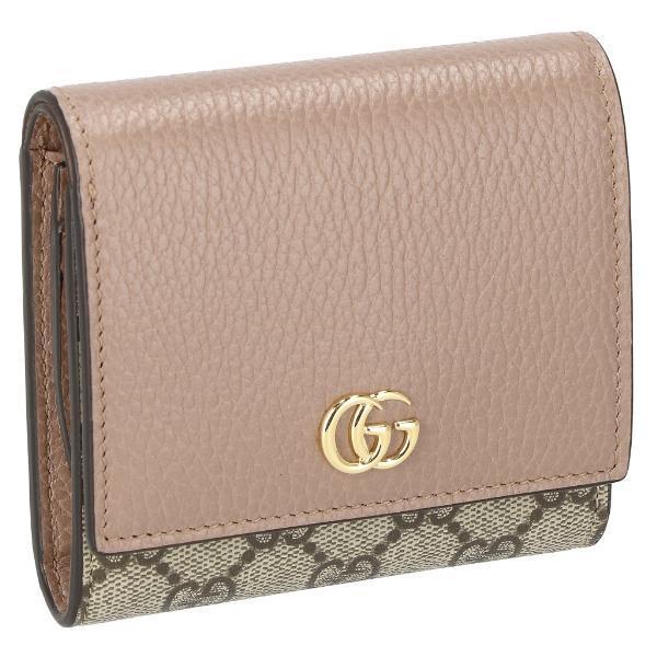 グッチ Gucci 二つ折り財布 レディース Ggマーモント ピンク 17wag 57 Ginza Lovelove 通販 Yahoo ショッピング