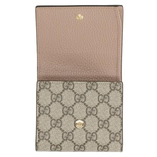 GUCCI グッチ 二つ折り財布 レディース GGマーモント ピンク GUCCI グッチ 二つ折り財布 レディース GGマーモント ピンク