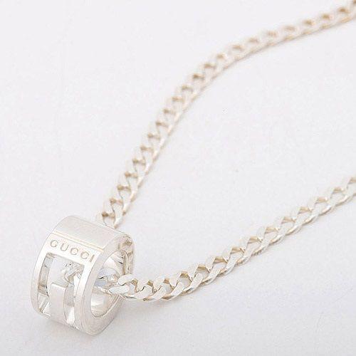 グッチ GUCCI ネックレス カットアウトG スターリングシルバー 223351 J8400 8106の画像