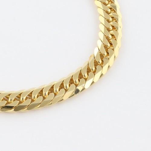 喜平 ブレスレット K18 6面 ダブル 20cm 30g 造幣局検定マーク刻印入