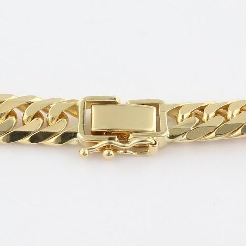 喜平 ブレスレット K18 6面 ダブル 20cm 30g 造幣局検定マーク刻印入